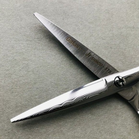 Matsuzaki Scissors Jr.SHIHOU Gold,Damascus,New Model, 3Y- Warranty Made … - Picture 6 of 10